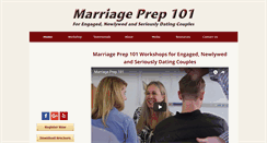 Desktop Screenshot of marriageprep101.com