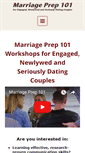 Mobile Screenshot of marriageprep101.com
